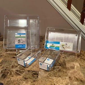 iDESIGN Set/4 Linus Drawer Organizers
